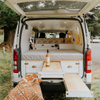 سرير مخصص للتخزين من الألومنيوم RV من Nordic Camper، سرير قافلة خفيف الوزن vw rv